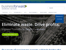 Tablet Screenshot of businessforward.com